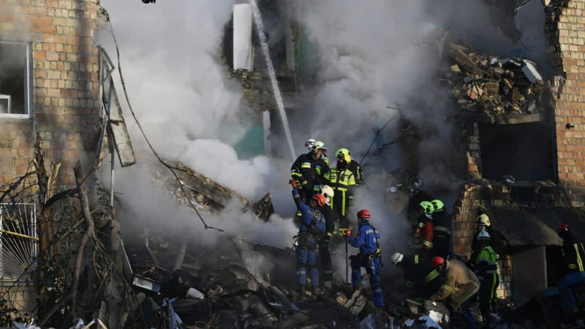 5 killed as Russia launches massive overnight missile and drone strikes across Ukraine, Poland scrambles jets