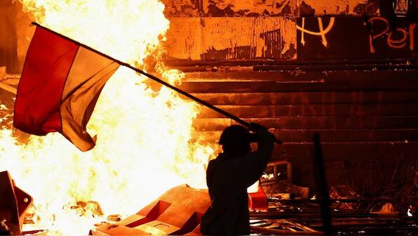 Indonesia: Massive public protests erupt after armoured police vehicle struck and killed biker