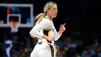 A still of Indiana Fever's star player Sophie Cunningham. AFP