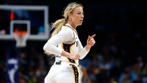 Indiana Fever star Sophie Cunningham makes a modest plea to fans throwing adult toys on court: 'Going to hurt one of us'