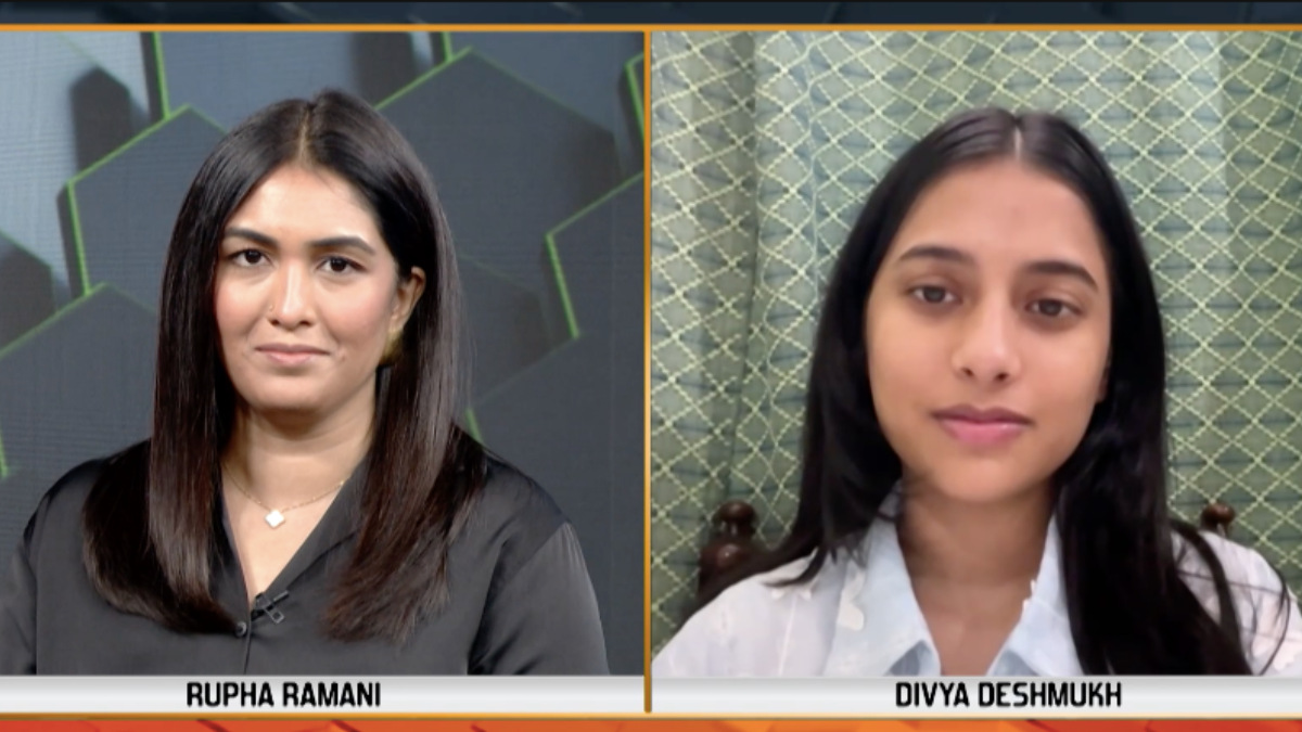 Grandmaster Divya Deshmukh in conversation with Rupha Ramani on First Sports Grandmaster Divya Deshmukh in conversation with Rupha Ramani on First Sports