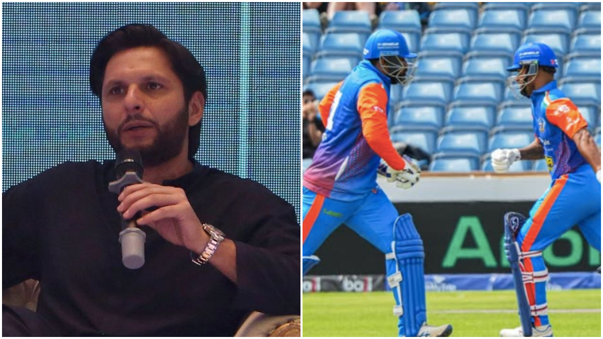 Shahid Afridi's dig at Indian players before WCL 2025 semi-final boycott: 'Don’t know with what face...' Shahid Afridi's dig at Indian players before WCL 2025 semi-final boycott: 'Don’t know with what face...'