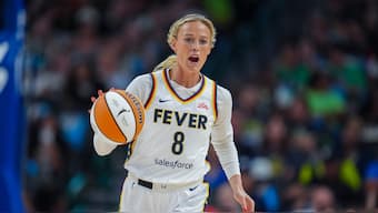 Indiana Fever's Sophie Cunningham became the latest player in the WNBA to be targeted by a sex toy thrown from the crowd. AP