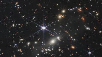 Galaxy cluster SMACS 0723 captured by James Webb Space Telescope. File image/AP