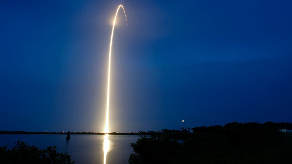 In this long exposure photo, a SpaceX Falcon 9 rocket with a payload of Starlink V2 Mini internet satellites lifts off from Launch Complex 40 at the Cape Canaveral Space Force Station in Cape Canaveral, Florida, late Sunday, July 23, 2023. File Image/AP In this long exposure photo, a SpaceX Falcon 9 rocket with a payload of Starlink V2 Mini internet satellites lifts off from Launch Complex 40 at the Cape Canaveral Space Force Station in Cape Canaveral, Florida, late Sunday, July 23, 2023. File Image/AP