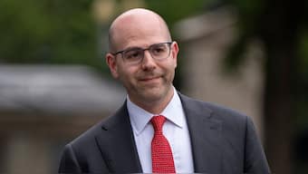 Stephen Miran, chairman of the Council of Economic Advisors, walks at the White House, June 17, 2025, in Washington, DC, US. File Image/AP