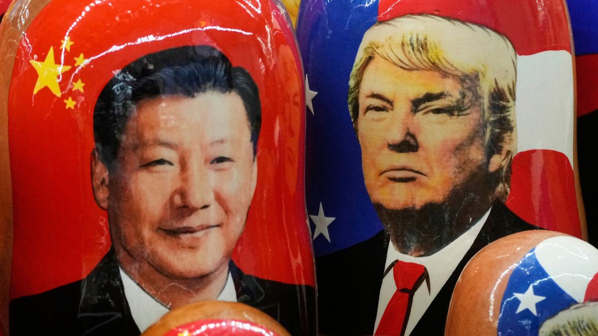 Traditional Russian wooden dolls called Matryoshka depicting China's President Xi Jinping and US President Donald Trump at a souvenir shop in St Petersburg, Russia, November 21, 2024. File Image/AP Traditional Russian wooden dolls called Matryoshka depicting China's President Xi Jinping and US President Donald Trump at a souvenir shop in St Petersburg, Russia, November 21, 2024. File Image/AP