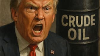 Oil prices have decreased, in part due to "Drill, baby, drill" strategy by OPEC+ nations. It's not all because of Trump, though. AI-generated image