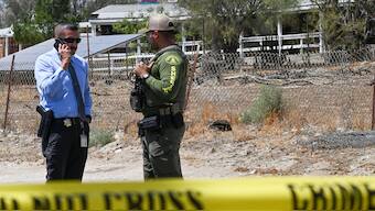The couple were booked into the county jail and is being held without bail. AP

