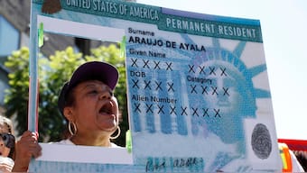 The US has tightened rules to get family-based green cards. Representational Image/Reuters