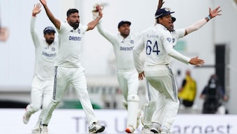 Mohammed Siraj took a fifer on Day 5 of the Oval Test. AP