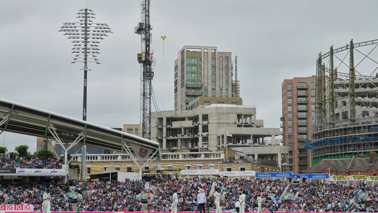 Day 5 at the Oval Test.