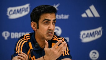 Team India head coach Gautam Gambhir during a press conference. AFP
