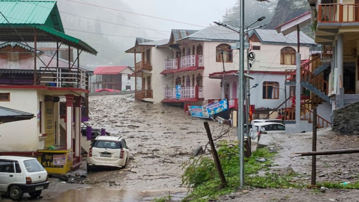 Dharali landslide destruction in 5 videos, many stranded; rescue operation on