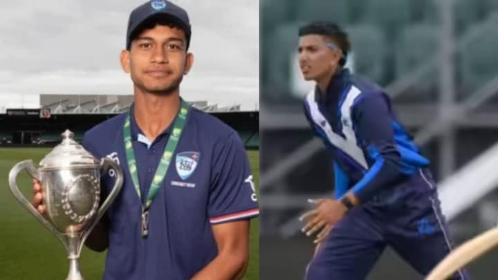 Who are the two Indian-origin boys named in Australia’s U19 squad for series against India?