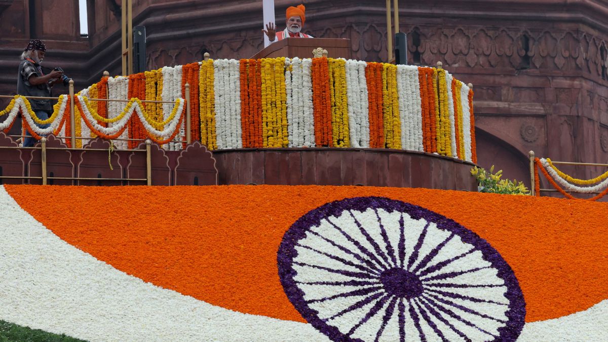 Prime Minister Narendra Modi addresses the nation during Independence Day celebrations at the historic Red Fort in Delhi, August 15, 2025. Reuters Prime Minister Narendra Modi addresses the nation during Independence Day celebrations at the historic Red Fort in Delhi, August 15, 2025. Reuters