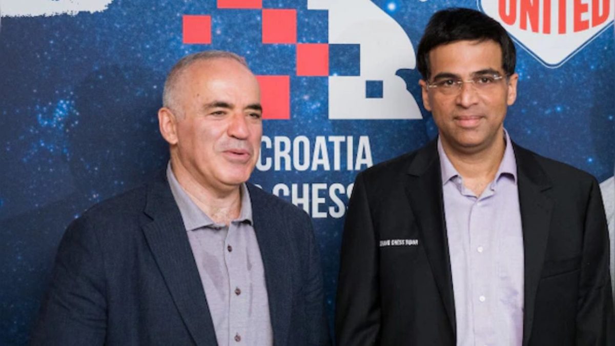 'I think I should give Vishy a chance to improve': Kasparov playfully teases old rival Anand ahead of exhibition match 'I think I should give Vishy a chance to improve': Kasparov playfully teases old rival Anand ahead of exhibition match