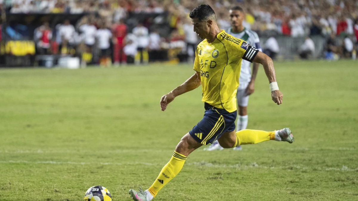 Cristiano Ronaldo in action during the Saudi Super Cup final against Al-Ahli. Image: AP Cristiano Ronaldo in action during the Saudi Super Cup final against Al-Ahli. Image: AP