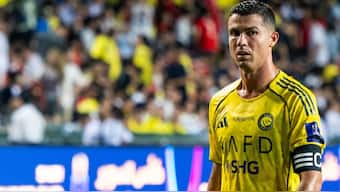 Cristiano Ronaldo in action for Al-Nassr during a Saudi Super Cup game. Image: AFP