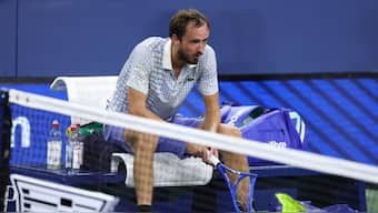 Daniil Medvedev during US Open 2025. Image: AFP