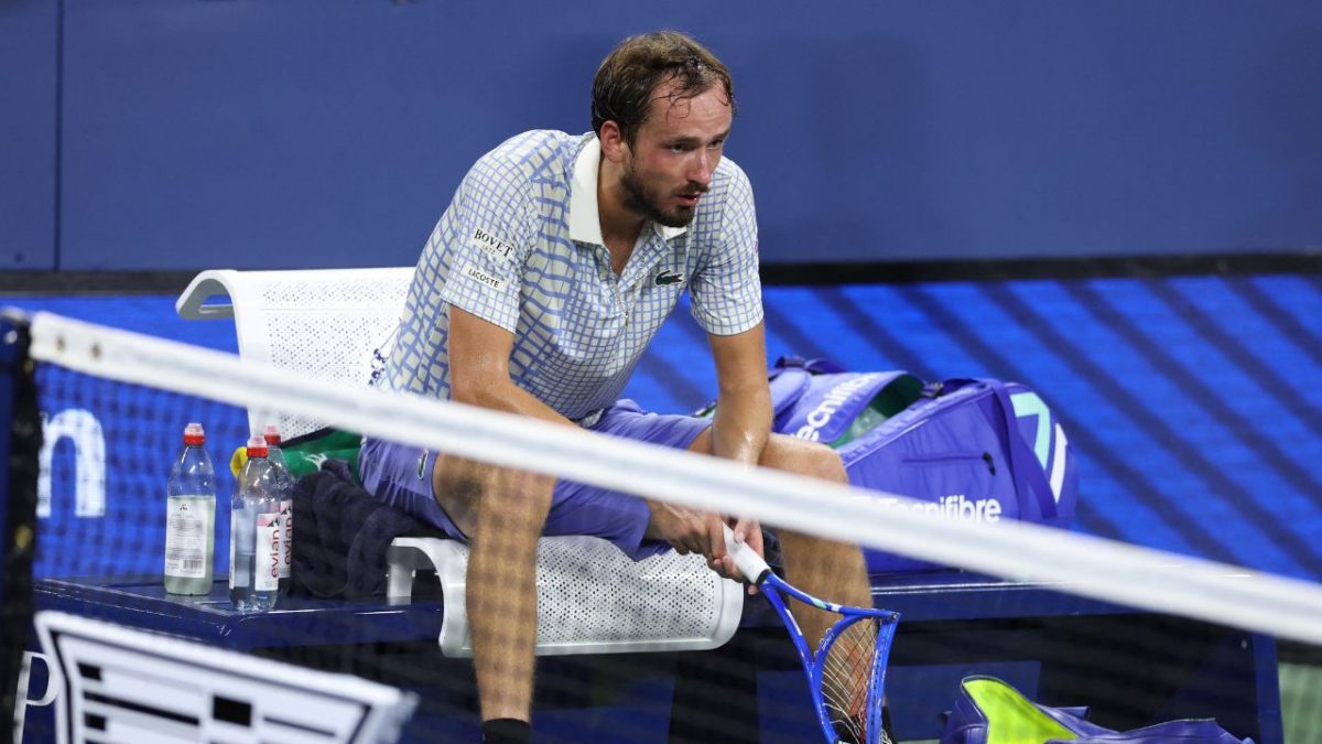 Daniil Medvedev during US Open 2025. Image: AFP Daniil Medvedev during US Open 2025. Image: AFP