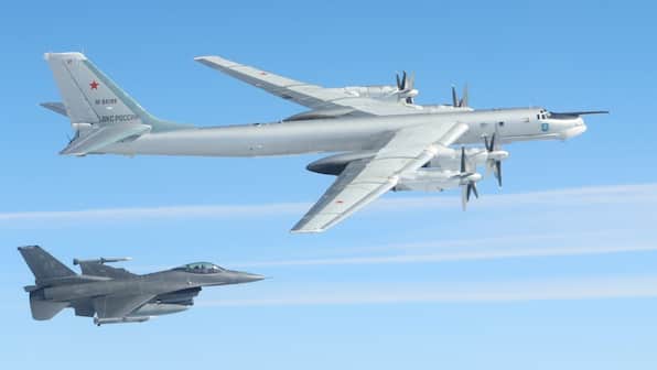 Russian spy plane in Alaska: US scrambles fighter jets third time in week to intercept Moscow's aircraft
