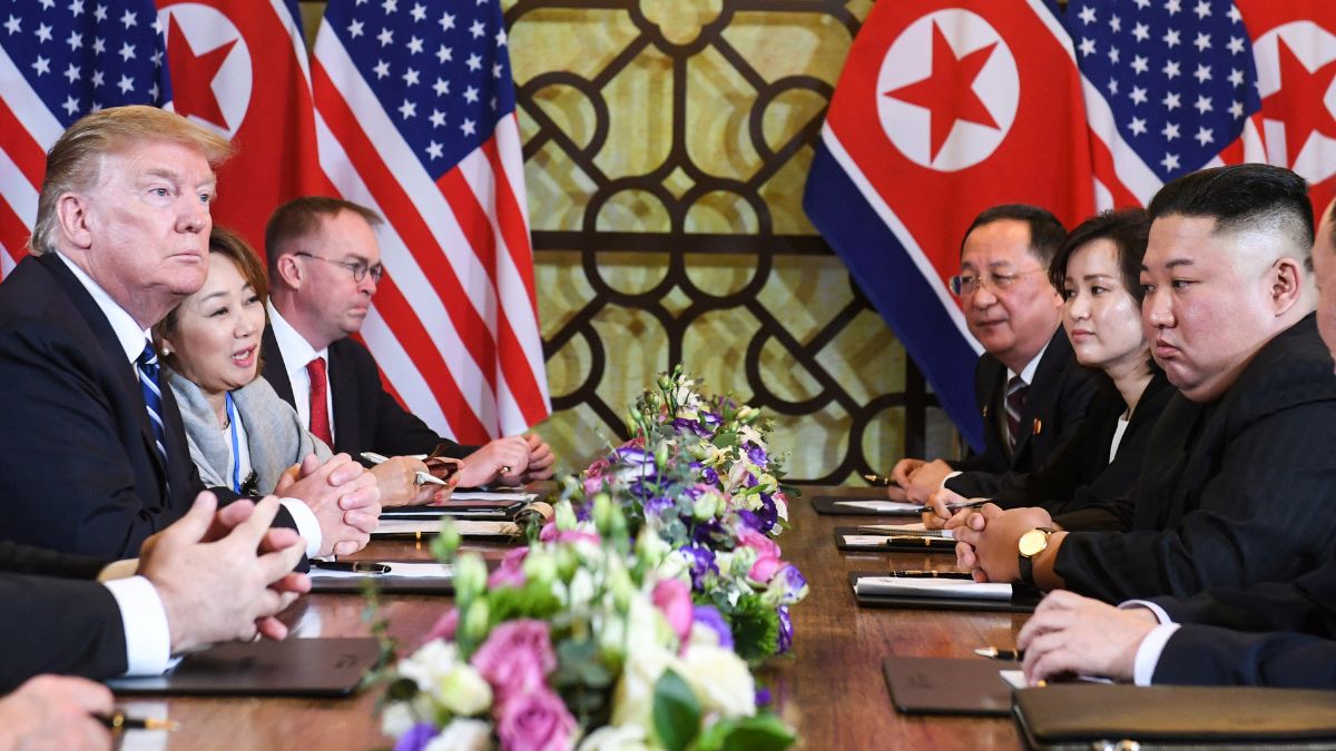 FILE US President Donald Trump (L) and North Korea's leader Kim Jong Un (R) hold a bilateral meeting during the second US-North Korea summit at the Sofitel Legend Metropole hotel in Hanoi on February 28, 2019. AFP FILE US President Donald Trump (L) and North Korea's leader Kim Jong Un (R) hold a bilateral meeting during the second US-North Korea summit at the Sofitel Legend Metropole hotel in Hanoi on February 28, 2019. AFP
