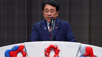 FILE PHOTO: Japan's Economic Revitalization Minister Ryosei Akazawa. Reuters