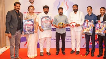 Telangana CM extends support to Prime Volleyball League as Hyderabad gears to host Season 4. Image: @PrimeVolley
