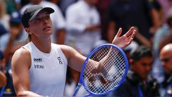 Iga Swiatek in action during US Open 2025. Image: AFP