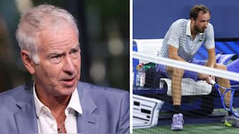 John McEnroe expresses concern for Daniil Medvedev. Image: AFP
