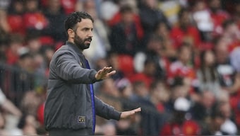 Manchester United manager Ruben Amorim. Image: AP