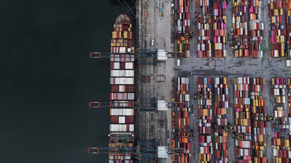 A drone view shows a ship and containers at the Port of Santos, in Santos, Brazil April 3, 2025. Reuters A drone view shows a ship and containers at the Port of Santos, in Santos, Brazil April 3, 2025. Reuters