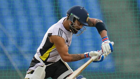 Kohli thanks GT assistant coach for 'helping out with the hit' after returning to nets with international return in mind