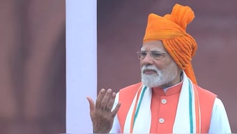 PM Modi delivers address on the 79th Independence Day. DD