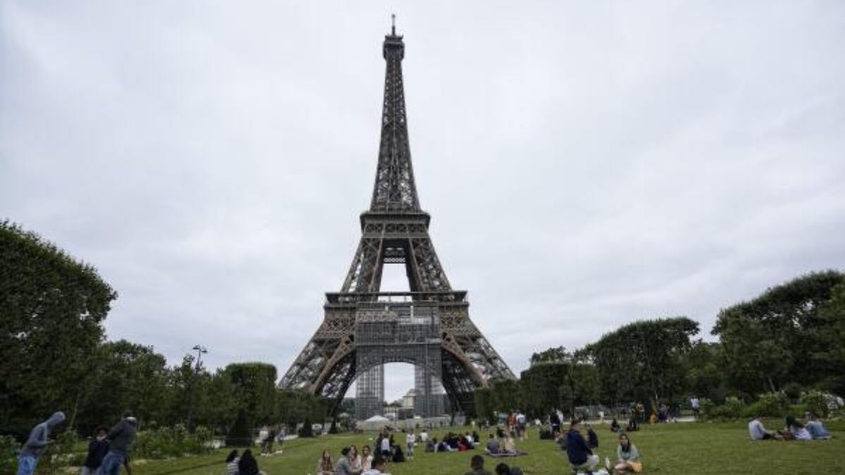 As temperatures rise during the summer months, the Eiffel Tower grows even taller than its original design. File image/AP As temperatures rise during the summer months, the Eiffel Tower grows even taller than its original design. File image/AP