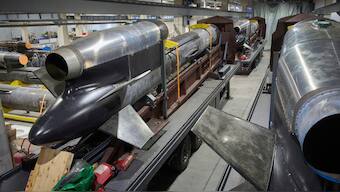 Flamingo missiles are seen at Fire Point's secret factory in Ukraine. AP