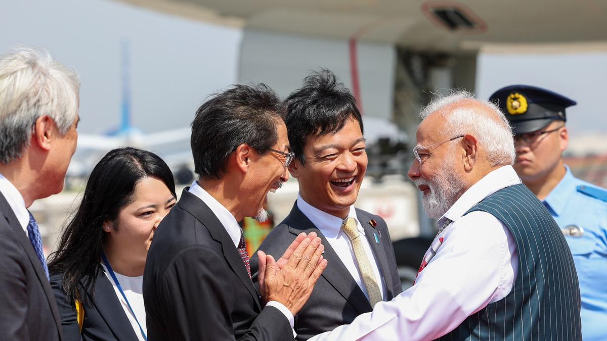 Prime Minister Narendra Modi arrives in Tokyo, Japan, on a two-day visit, on Friday. Image: X/MEAIndia Prime Minister Narendra Modi arrives in Tokyo, Japan, on a two-day visit, on Friday. Image: X/MEAIndia