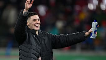 Manchester United paid a whopping £74m to RB Leipzig for striker Benjamin Sesko. Image: Reuters