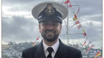 Bhanu Attri underwent six weeks of officer training, which included sea survival exercises and four weeks aboard the warship HMS Iron Duke. Image courtesy: X