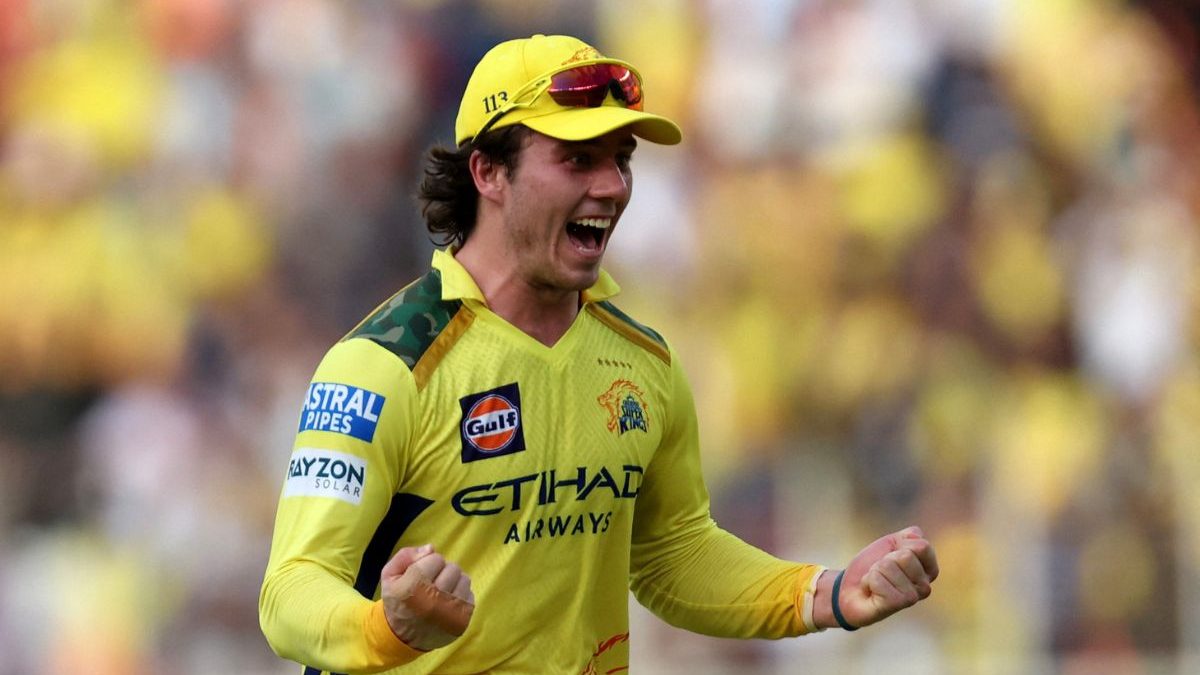 Dewald Brevis in action for CSK during a match in IPL 2025. Reuters Dewald Brevis in action for CSK during a match in IPL 2025. Reuters