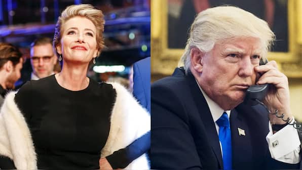 Hollywood actress Emma Thompson reveals American president Donald Trump asked her out post her divorce: 'He said he'd love me to come and stay at...'