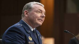 Lt. Gen. Jeffrey Kruse, director of the Defense Intelligence Agency, speaks during a hearing on Capitol Hill, Thursday, May 2, 2024, in Washington. AP