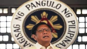 Philippine President Ferdinand Marcos Jr. speaks during the presentation of the newly enacted laws to stakeholders at the Malacanang Presidential Palace in Manila, Philippines Thursday, May 22, 2025. File Image / AP