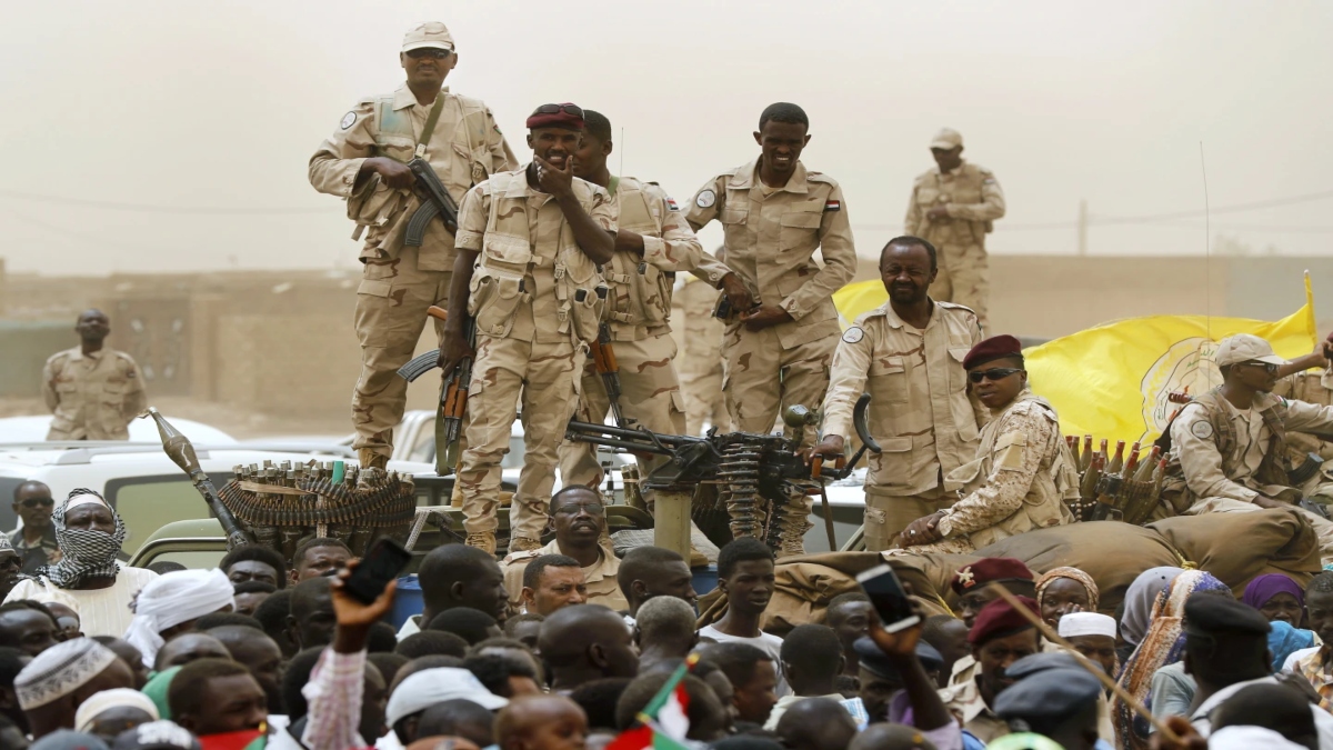 Sudanese soldiers from the Rapid Support Forces unit stand on their vehicle during a military-backed rally, in Mayo district, south of Khartoum, Sudan, Saturday, June 29, 2019. File Image/ AP Sudanese soldiers from the Rapid Support Forces unit stand on their vehicle during a military-backed rally, in Mayo district, south of Khartoum, Sudan, Saturday, June 29, 2019. File Image/ AP
