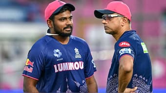 Rahul Dravid left RR just a year after rejoining the franchise as coach. Image: AFP 