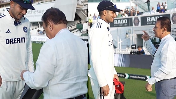 Sunil Gavaskar gifts special shirt to Shubman Gill after his dominant batting in series; watch video