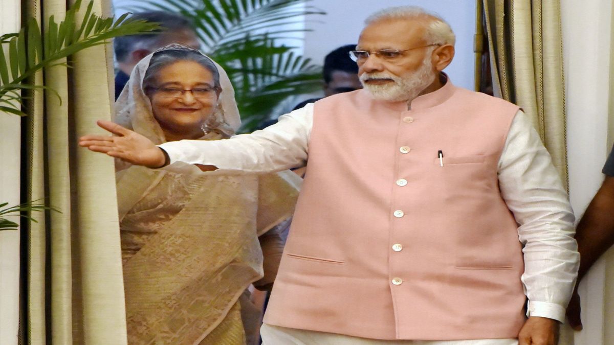 Ever since her ouster from power, Sheikh Hasina has been lying low in India. She has reportedly been given residence in a safehouse in Delhi's Lutyen's area. File image/PTI Ever since her ouster from power, Sheikh Hasina has been lying low in India. She has reportedly been given residence in a safehouse in Delhi's Lutyen's area. File image/PTI