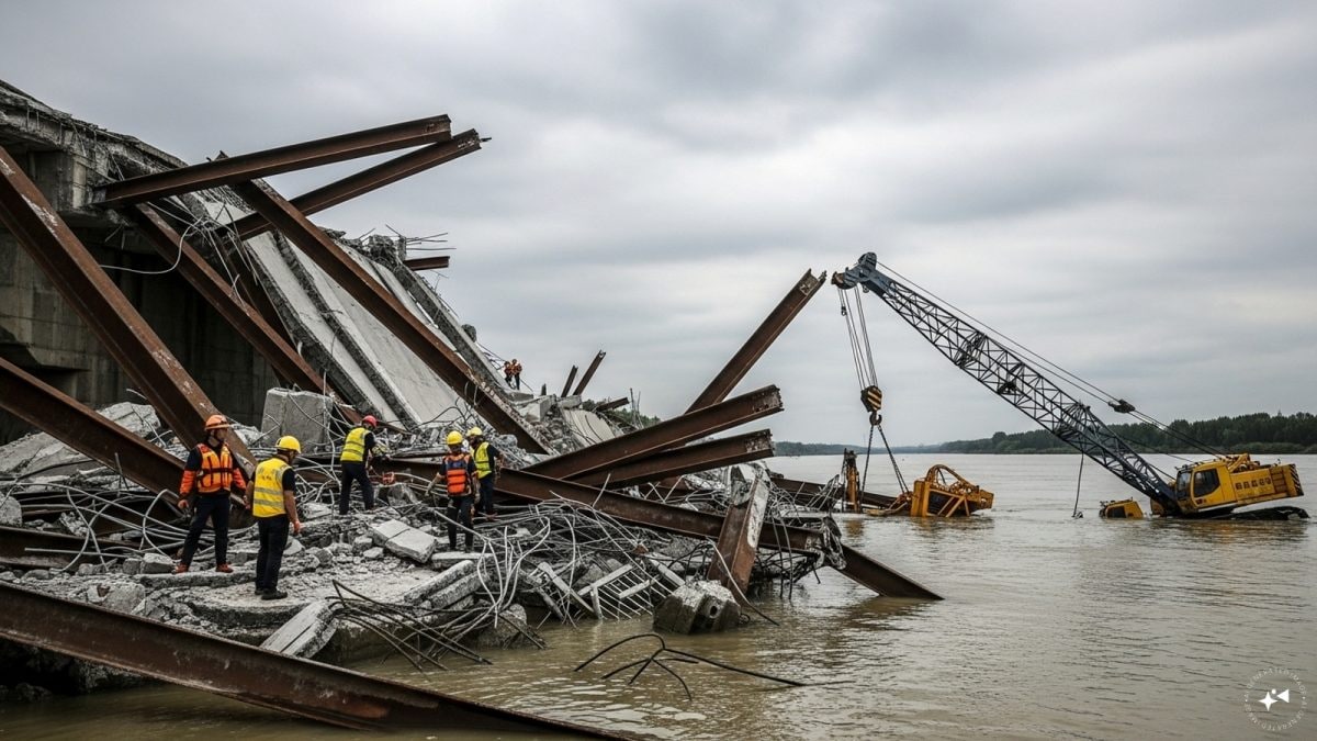 China: 12 dead, 4 missing after under-construction bridge collapses into Yellow River
