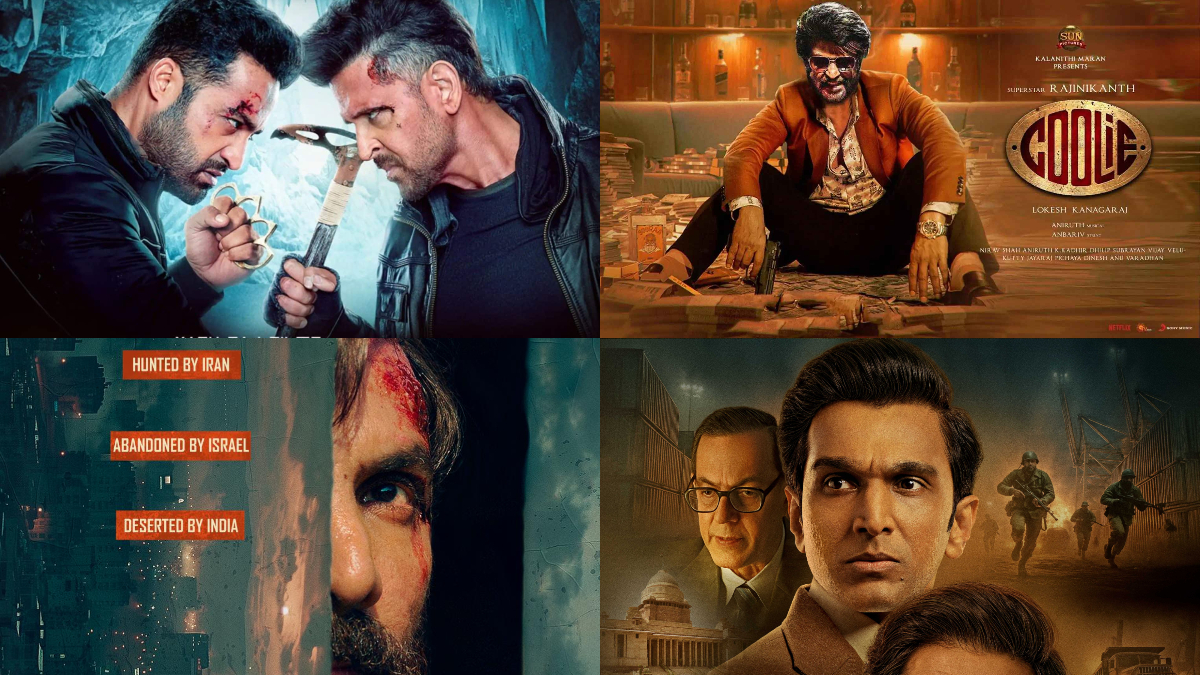 Netflix's 'Saare Jahan Se Accha', Hrithik Roshan-Junior NTR's 'War 2', Rajinikanth's 'Coolie', John Abraham's 'Tehran': What to watch on OTT & cinemas this week Netflix's 'Saare Jahan Se Accha', Hrithik Roshan-Junior NTR's 'War 2', Rajinikanth's 'Coolie', John Abraham's 'Tehran': What to watch on OTT & cinemas this week